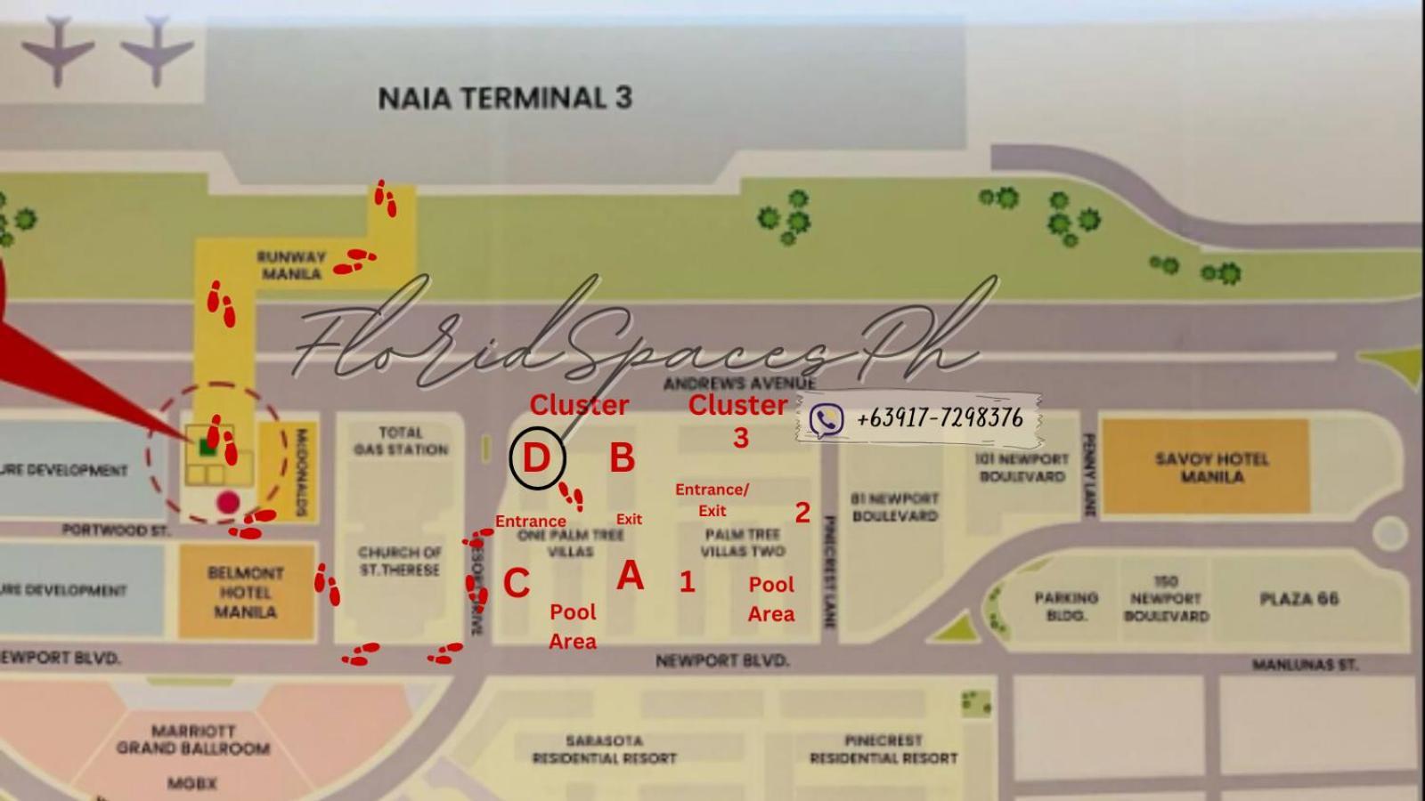 פאסאי One Palm Tree Villas Condominium - Studio 2Nd Fl With Balcony - Across Terminal 3 Airport מראה חיצוני תמונה